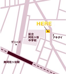 東京都南阿佐ヶ谷店マップ