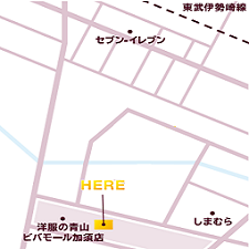埼玉県ビバモール加須店マップ