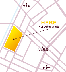 愛知県イオン豊川店マップ