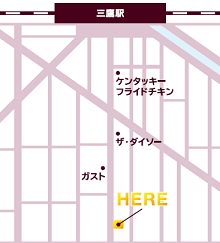 東京都三鷹店マップ
